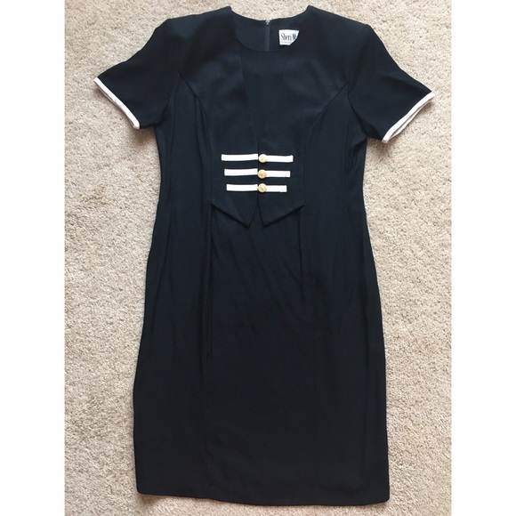 Vintage Sheri Martin Sailor Pin Up Girl Dress - Picture 9 of 14